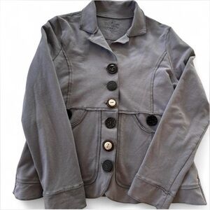 Neon Buddha Charcoal Jacket w/Distinctive Buttons